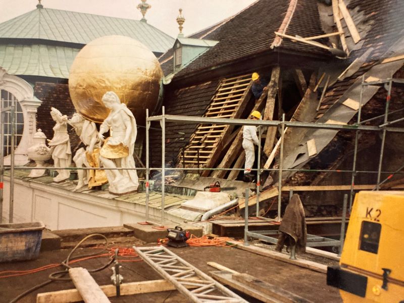 Brand Redoutensaal-Wiederaufbau 1992-1997 Dach