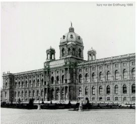 Naturhistorisches Museum kurz vor der Eröffnung 1888