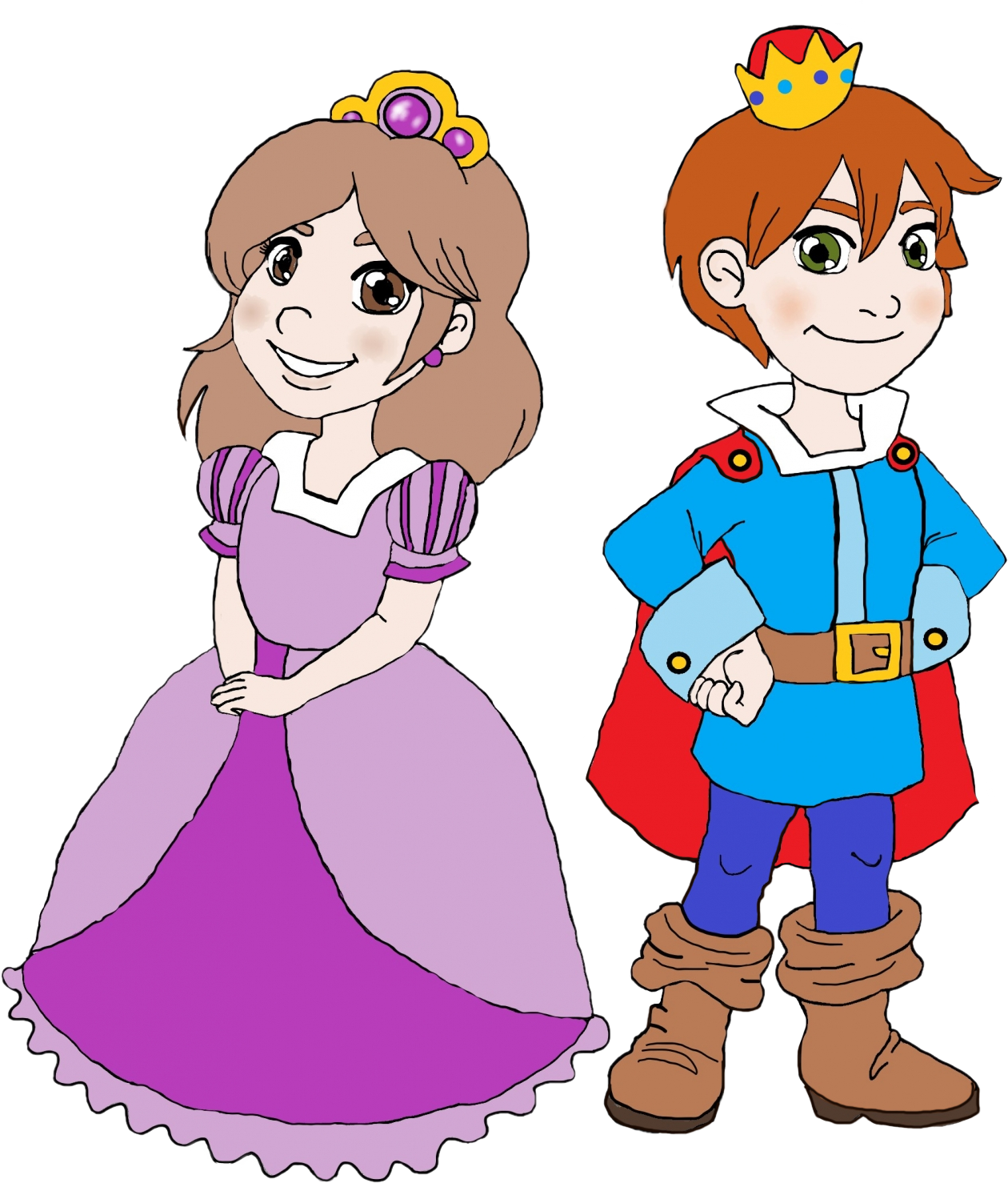 two little highnesses, Princess Resi and Prince Rudi