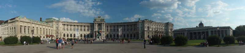 Hofburg Wien und Heldenplatz